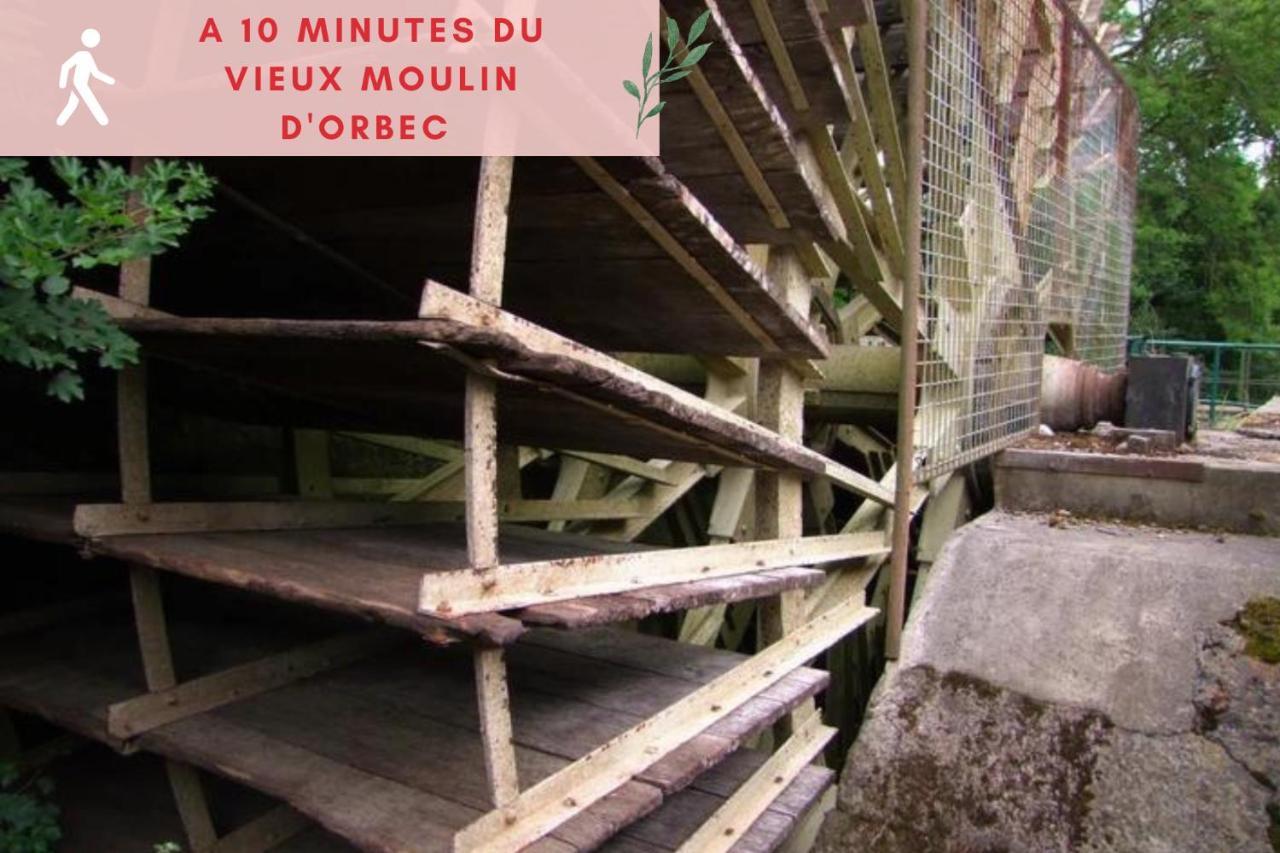 Suite Jungle - Jardin, Netflix Et Parking - Le Manoir Aux Pommes Orbec Экстерьер фото