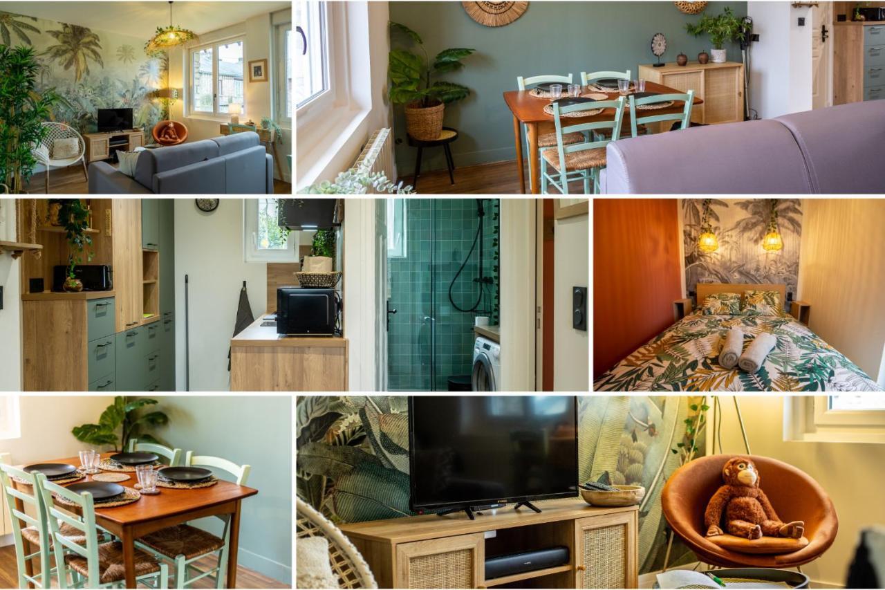 Suite Jungle - Jardin, Netflix Et Parking - Le Manoir Aux Pommes Orbec Экстерьер фото
